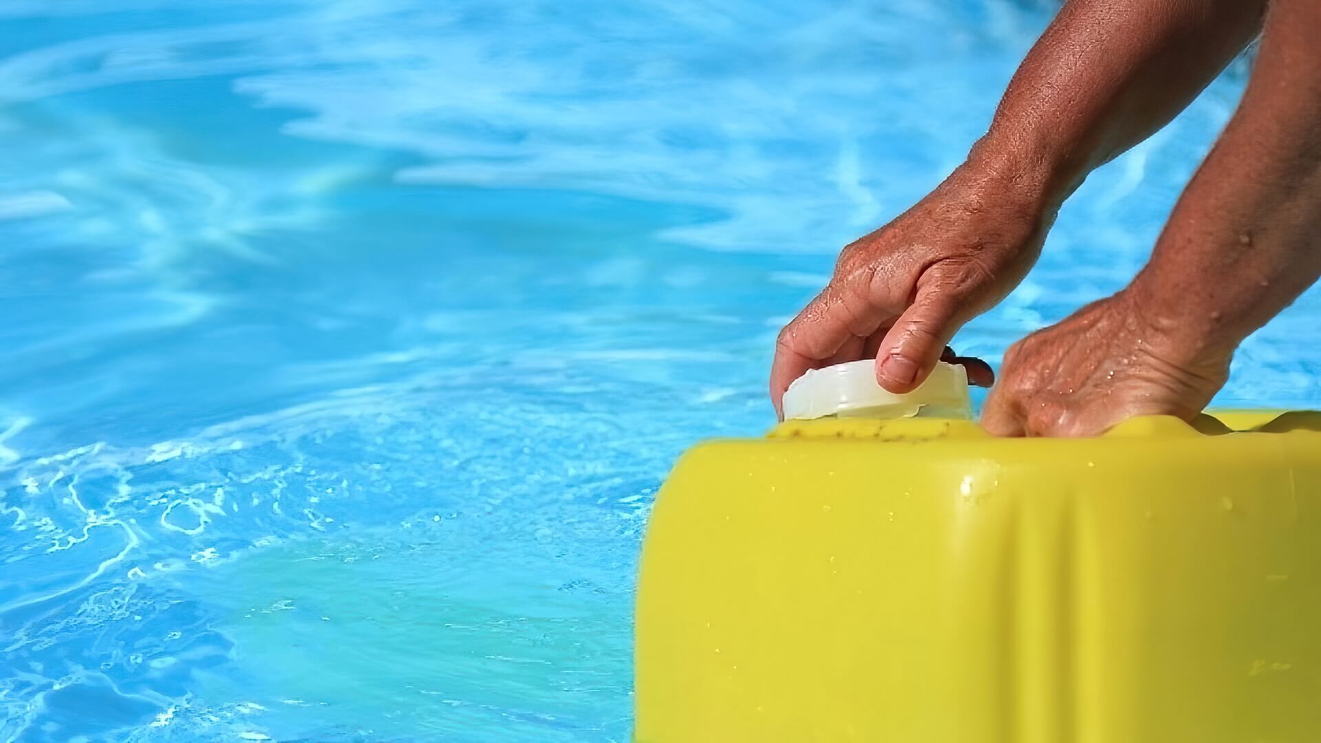 Adding Pool Shock To Water Adding Pool Shock Water