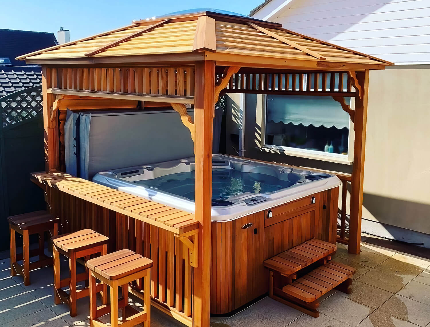 Hot Tub Door Bar