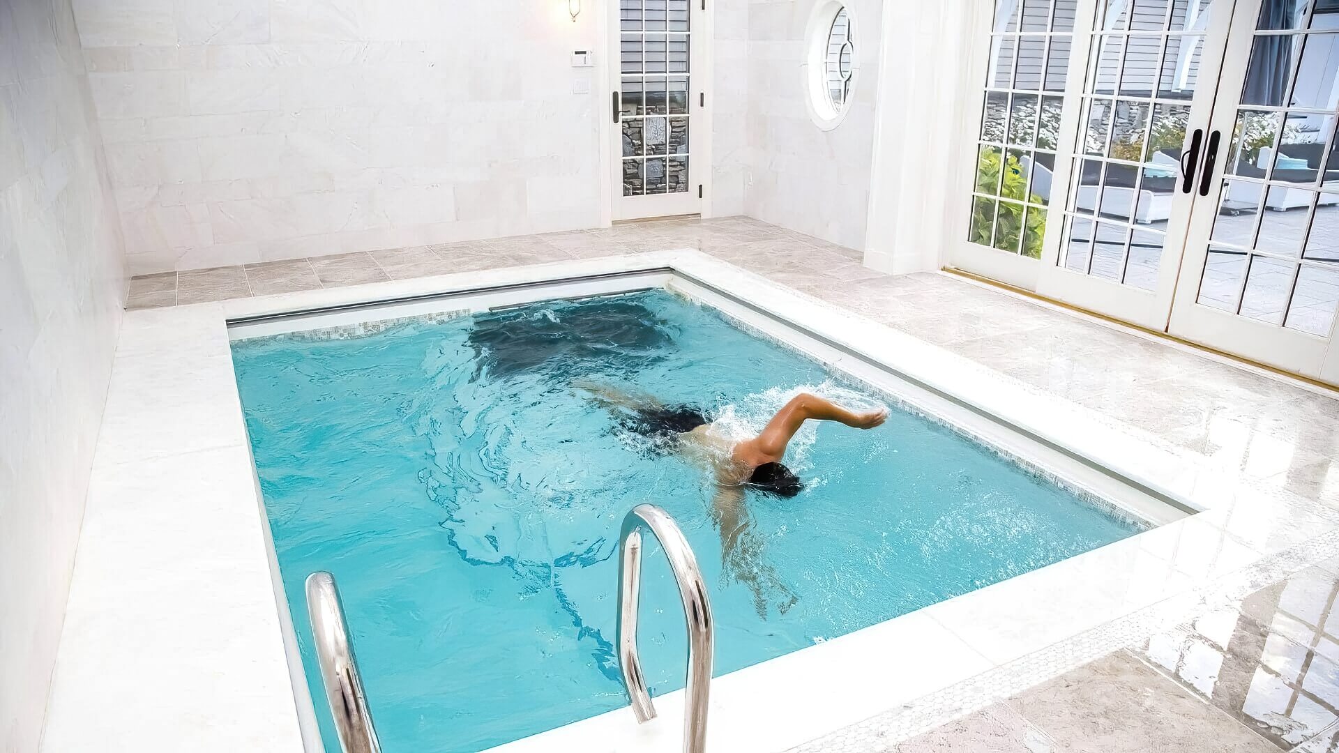 Inside Pool With Swim Jet Installed Pool Swim Jet Installed