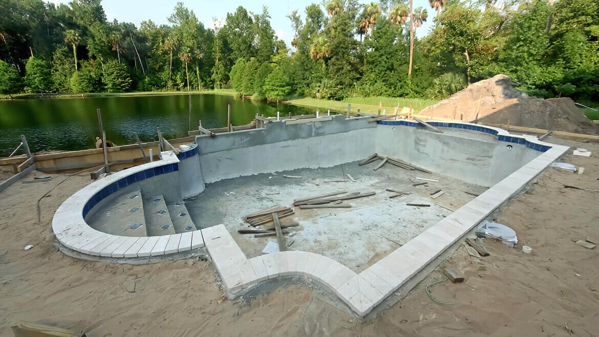 Pool Construction Dam