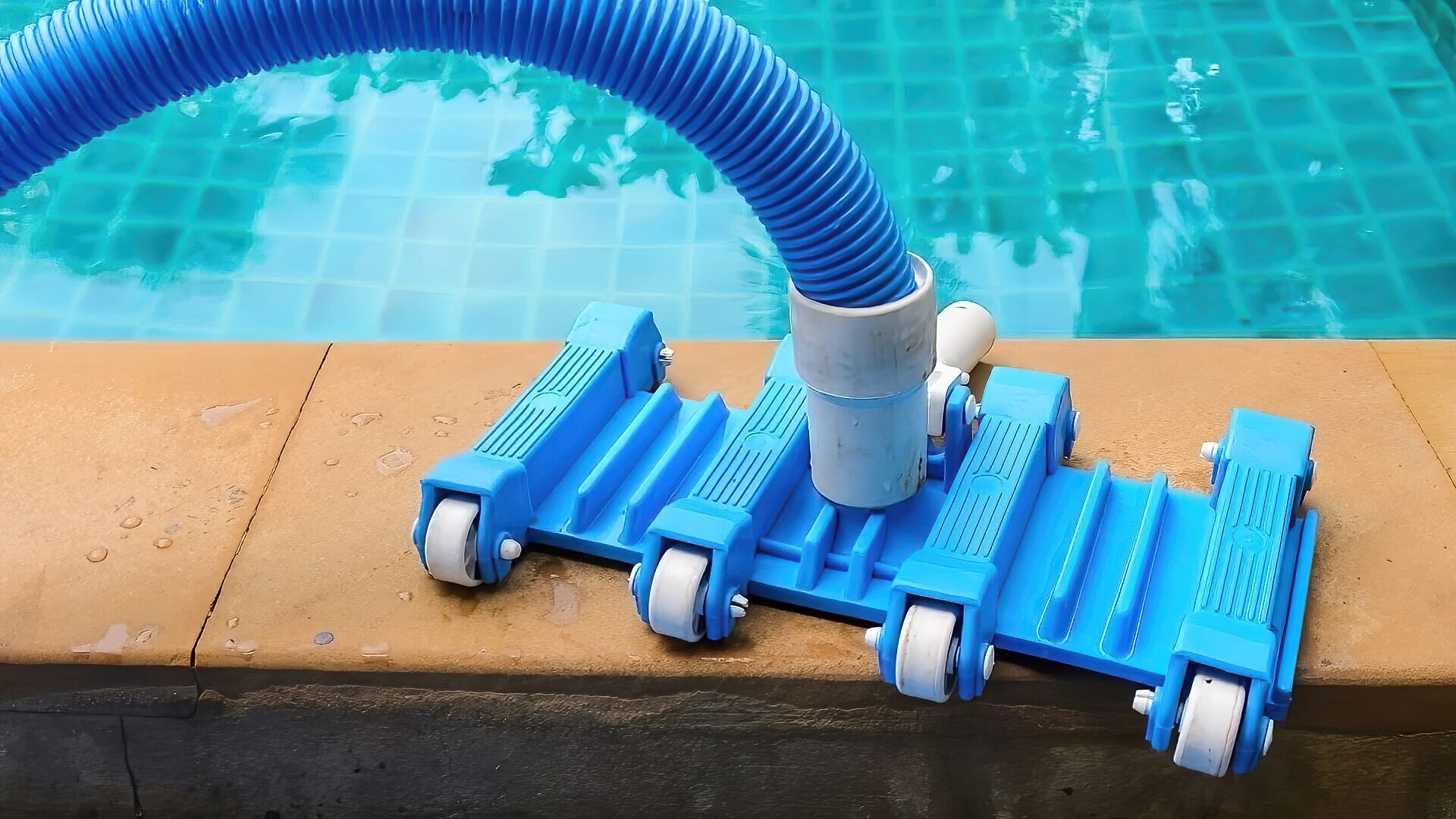 Pool Vacuum Blue With Wheels Pool Vacuum Blue Wheels
