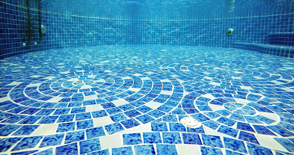 Stylish Blue Pool Tiles Stylish Blue Pool Tiles