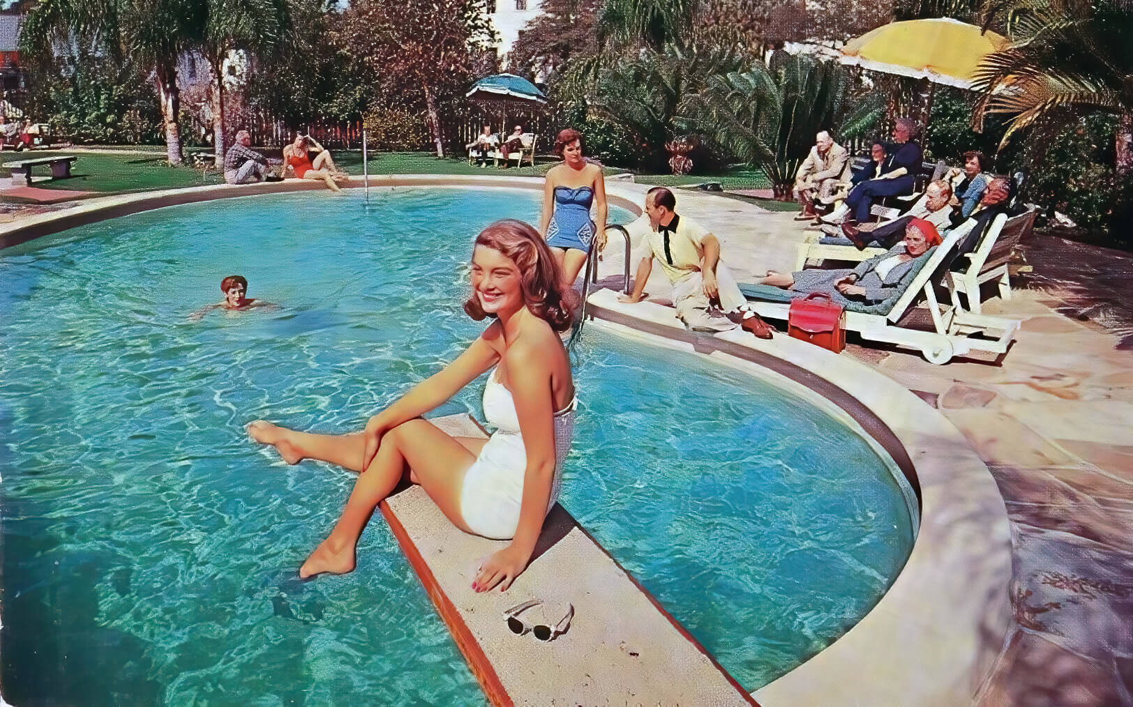 Vintage Pool Party Scan