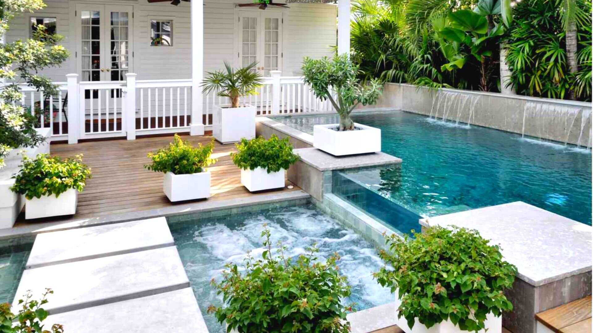 Inground Spa Built Pool