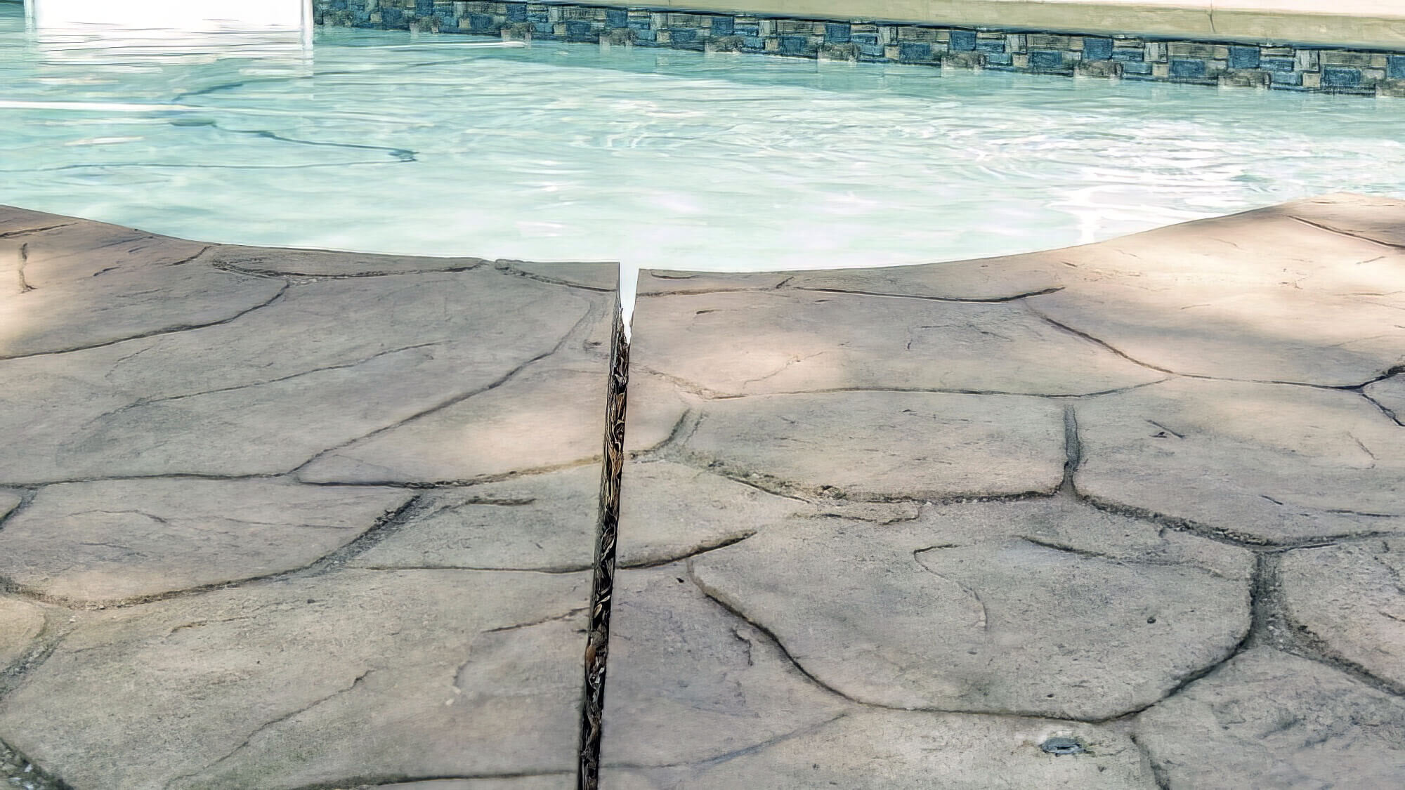Damaged Concrete Pool Flooring