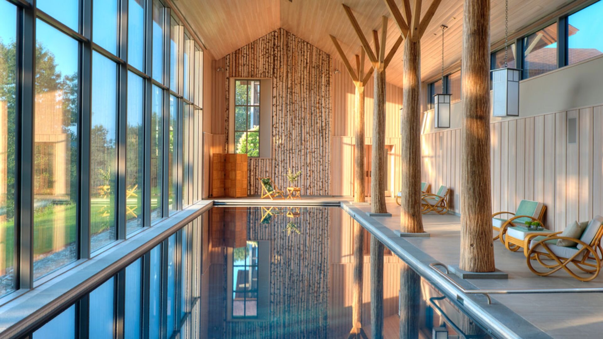 Indoor Pool Windows Light