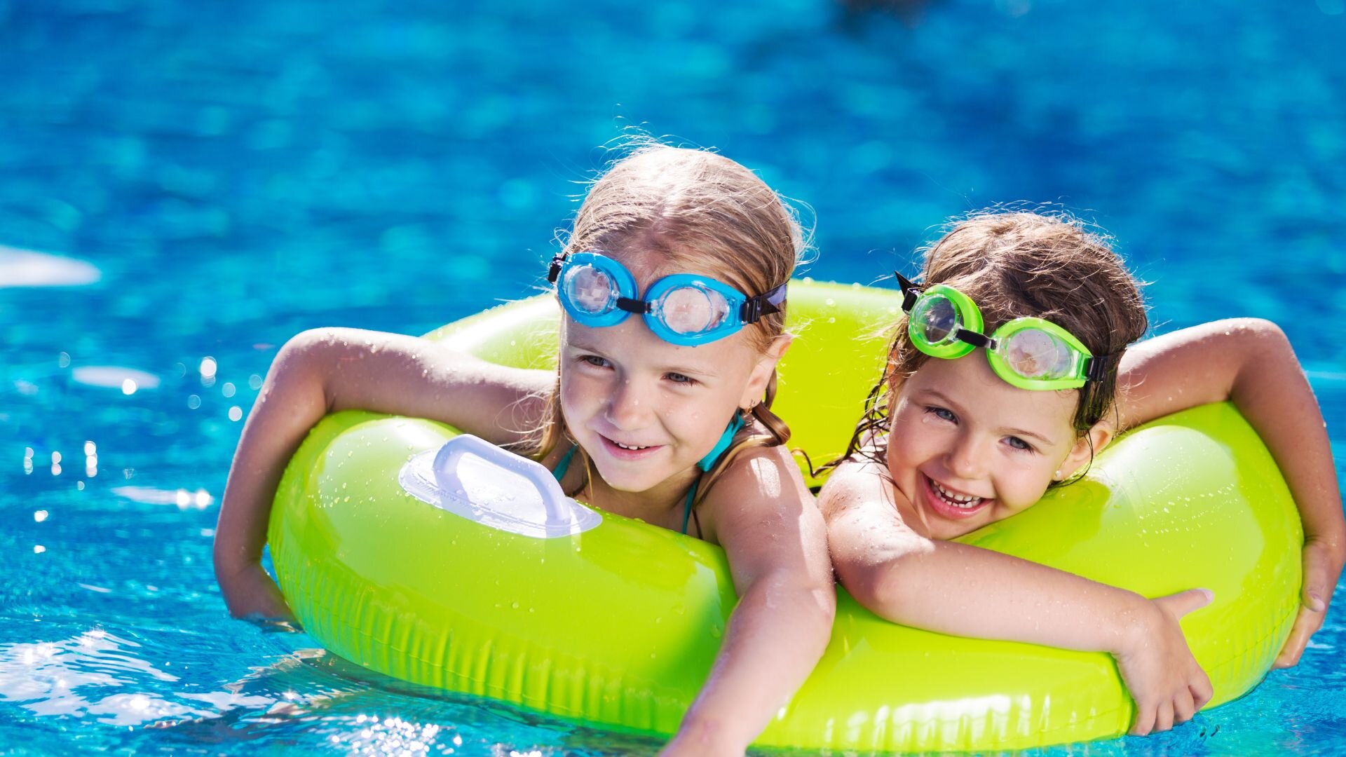 Kids Playing Safe Pool