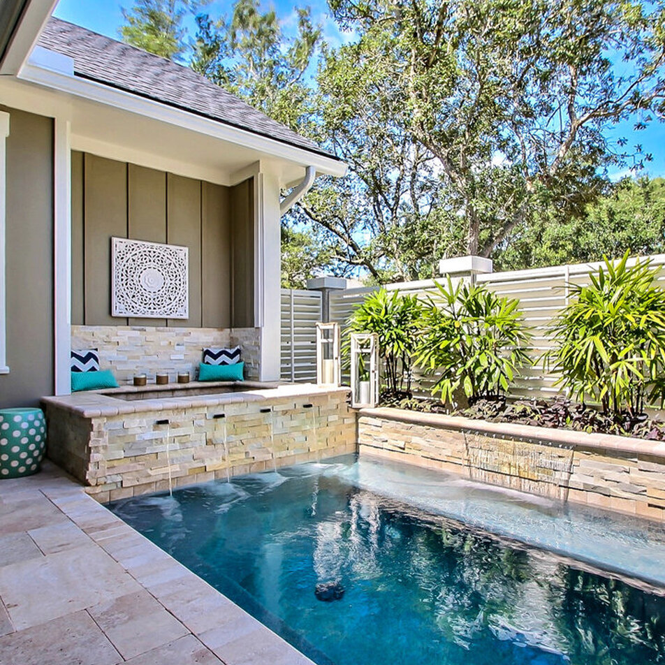 Custom courtyard pools, lasting quality